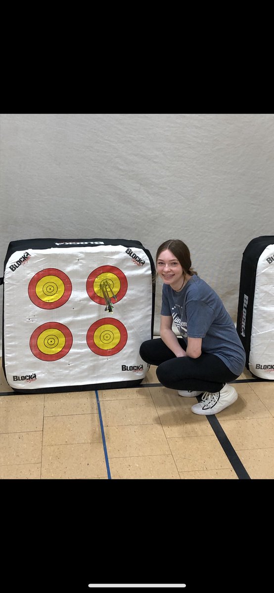 Talk about a sharp shooter! Looks like someone’s definitely ready for Kentucky! @USAArchery #NASP