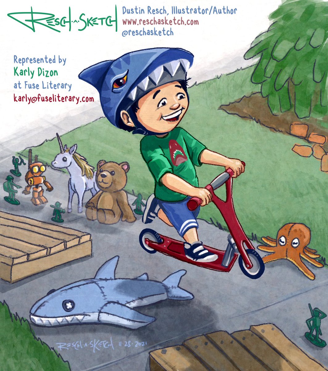 Reschasketch (Dustin Resch, illustrator/author) tweet media