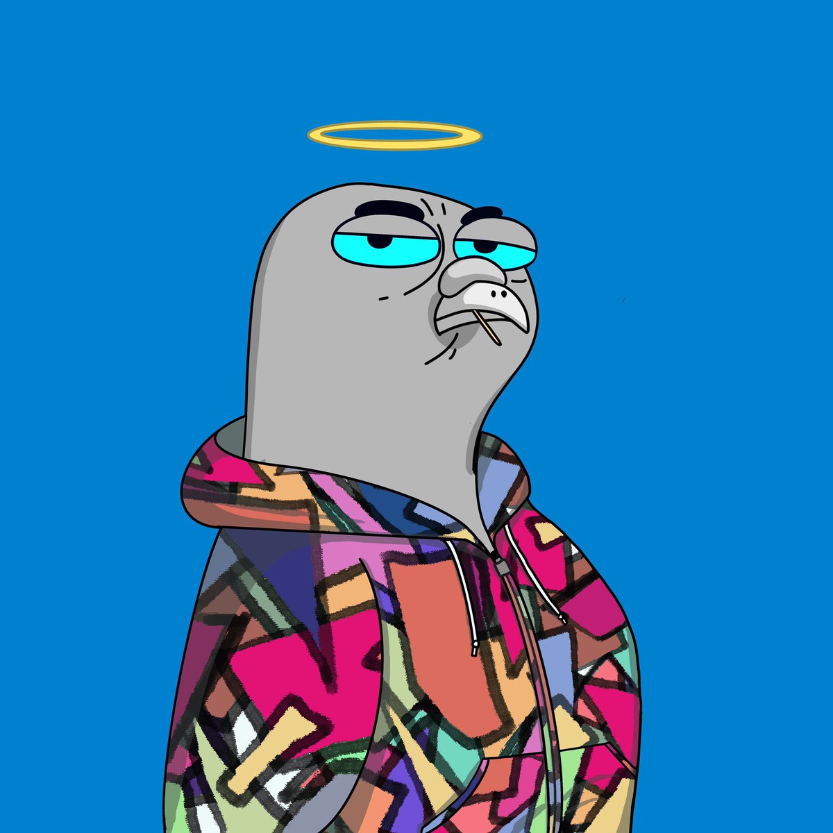 Erwinium1's tweet photo. Which @GutterCatGang bird is best?

A) Smugsey in his confetti hoodie
B) alien tat biker pigeon clone
C) clean MJ pigeon clone
D) my newest pigeon clone https://t.co/hvKAfANHxR