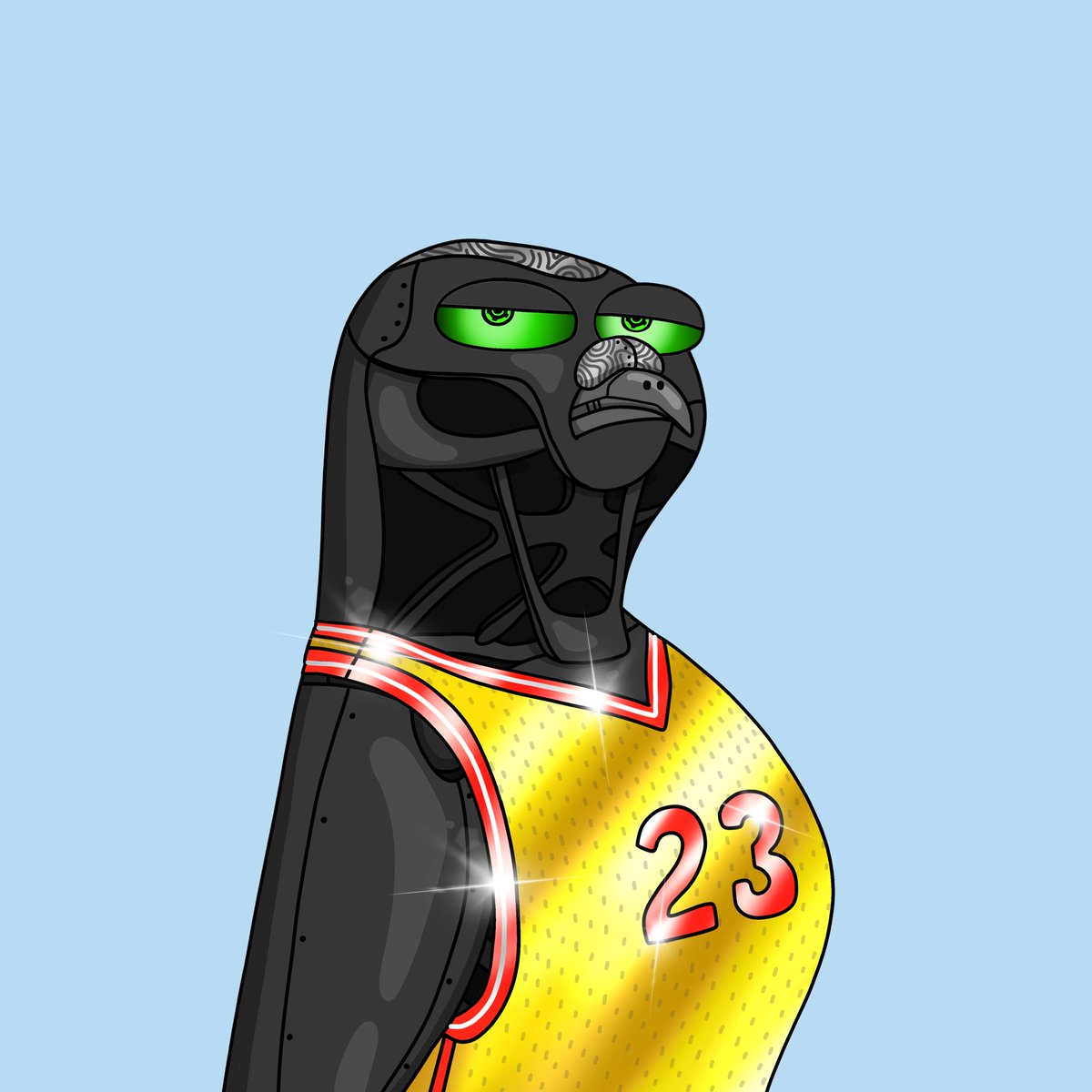 Erwinium1's tweet photo. Which @GutterCatGang bird is best?

A) Smugsey in his confetti hoodie
B) alien tat biker pigeon clone
C) clean MJ pigeon clone
D) my newest pigeon clone https://t.co/hvKAfANHxR
