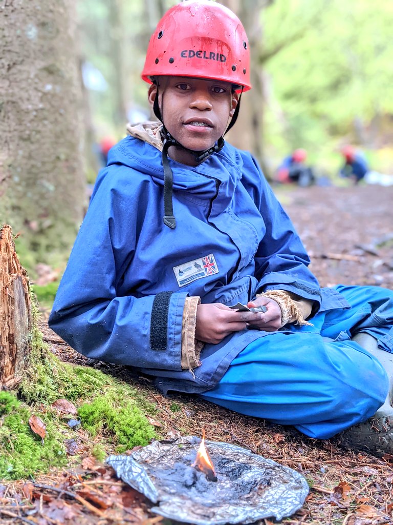 BlairvadachAndy's tweet photo. Super proud of everyone from @stcuthbertsglas today as they really pushed their comfort zones to the limits exploring the #succothcaves 
Another brilliant display of #teamwork and #effort and we even managed some responsible firelighting🔥
#StCuthbertsBV22
@BlairvadachOEC https://t.co/hsJpI3nRFB