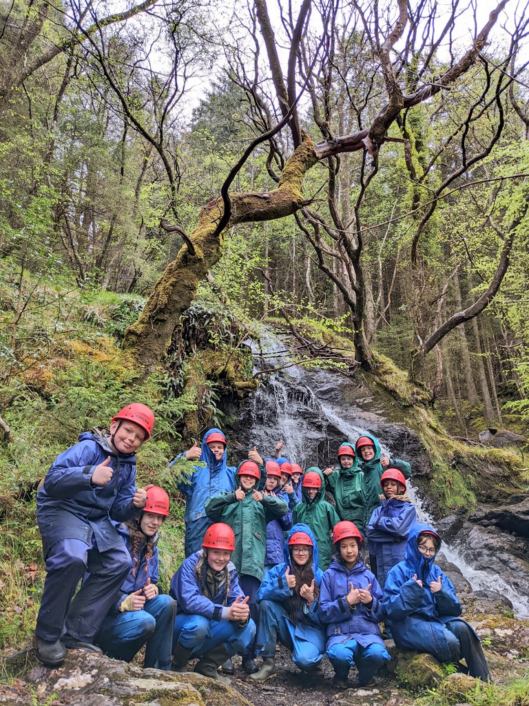 BlairvadachAndy's tweet photo. Super proud of everyone from @stcuthbertsglas today as they really pushed their comfort zones to the limits exploring the #succothcaves 
Another brilliant display of #teamwork and #effort and we even managed some responsible firelighting🔥
#StCuthbertsBV22
@BlairvadachOEC https://t.co/hsJpI3nRFB