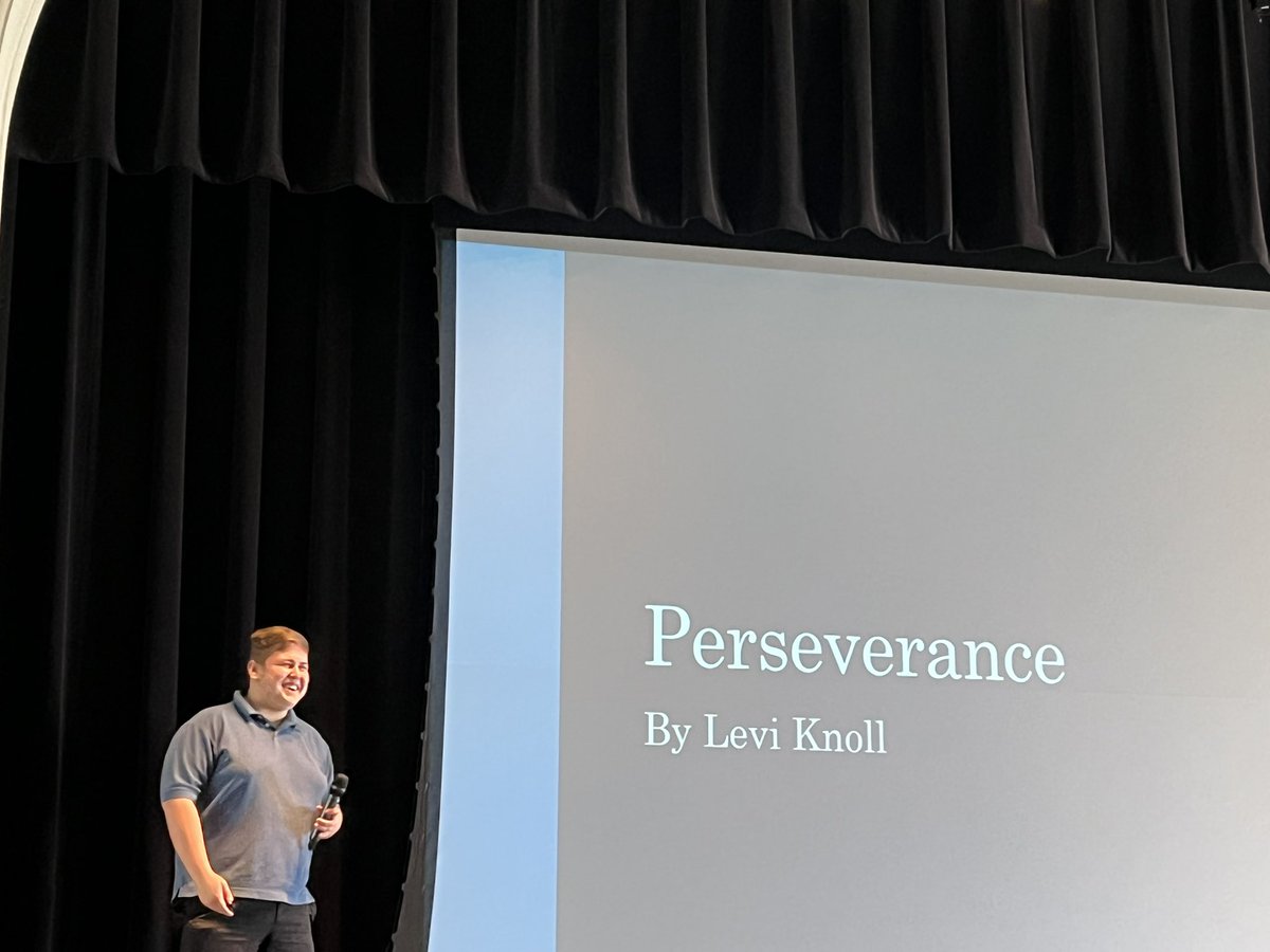 LStr_Peoria_MET's tweet photo. Today was our TedTalk finals! I did pretty good, though I could have done better and touched on a few more topics that I wanted to. A lot of good ones though, such as @Levi_Knoll_MET , @FEMalapoMET, and a few more. #PeoriaMET #PeoriaMETTech https://t.co/eI6T2nejZr