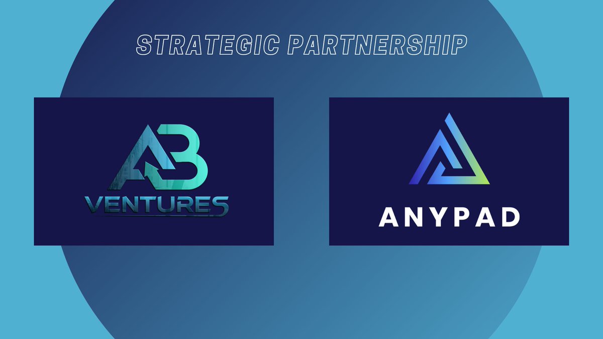 1ABVentures's tweet photo. 📣Partnership announcement
We are pleased to announce our partnership with @AnyPadio
AnyPad launchpad will allow creators to launch their tokens most innovative crypto projects across all blockchains.
#ABVentures #Anypad https://t.co/XTfqDGABDN