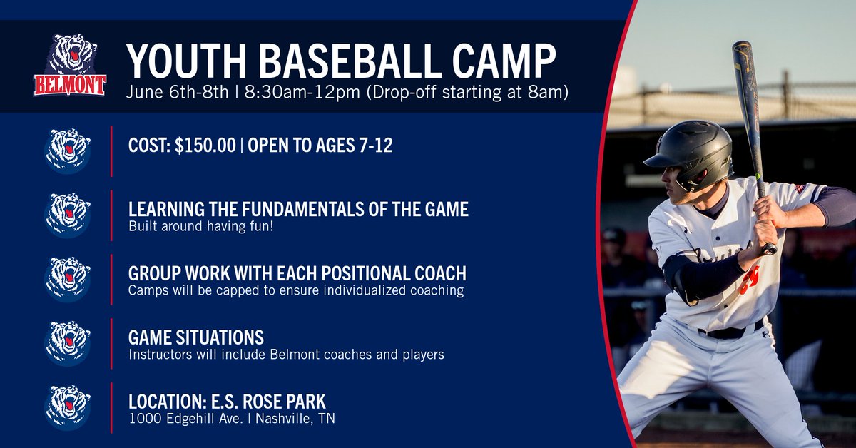Registration for our summer camps is now open!

Spots for our Youth Camp and Showcase Camp will go quickly, secure your spot today ⚾️

👉🔗 bit.ly/3MNRlwg

#ItsBruinTime