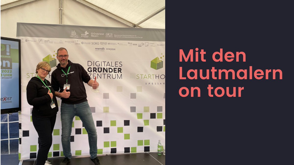 ninaneuf's tweet image. Wir haben einen Ausflug gemacht und mal wieder Startup Luft geschnuppert🤖🚀🦄
@die_lautmaler @n0rb3rtg 
 #conversationalai #augmentedworkforce #starthousespessart #fhws