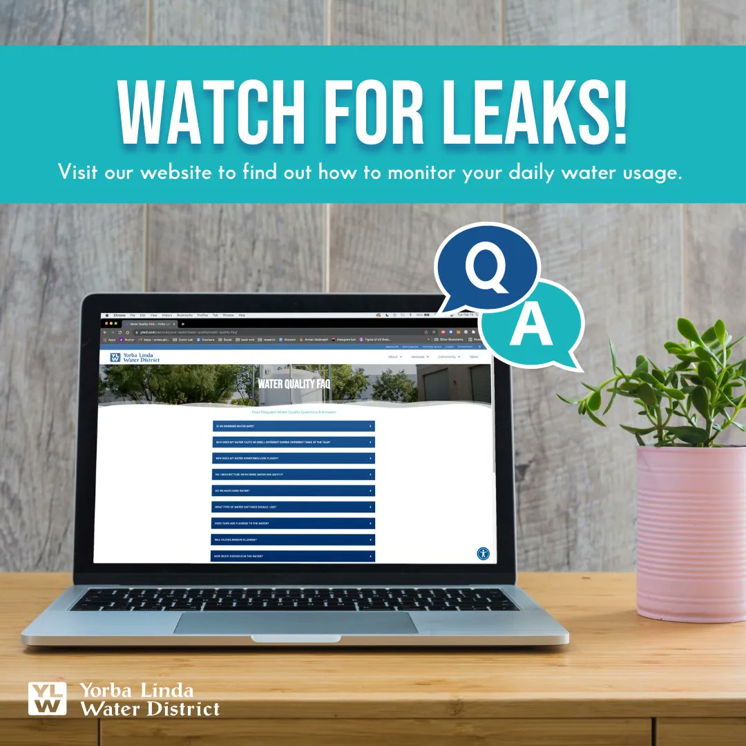 YLWD's tweet image. Here's a guide to help you read your water meter: buff.ly/3tngXKb Use this to help you watch for leaks and monitor your daily water usage. #watertips #ylwd #yorbalindawaterdistrict #yorbalinda