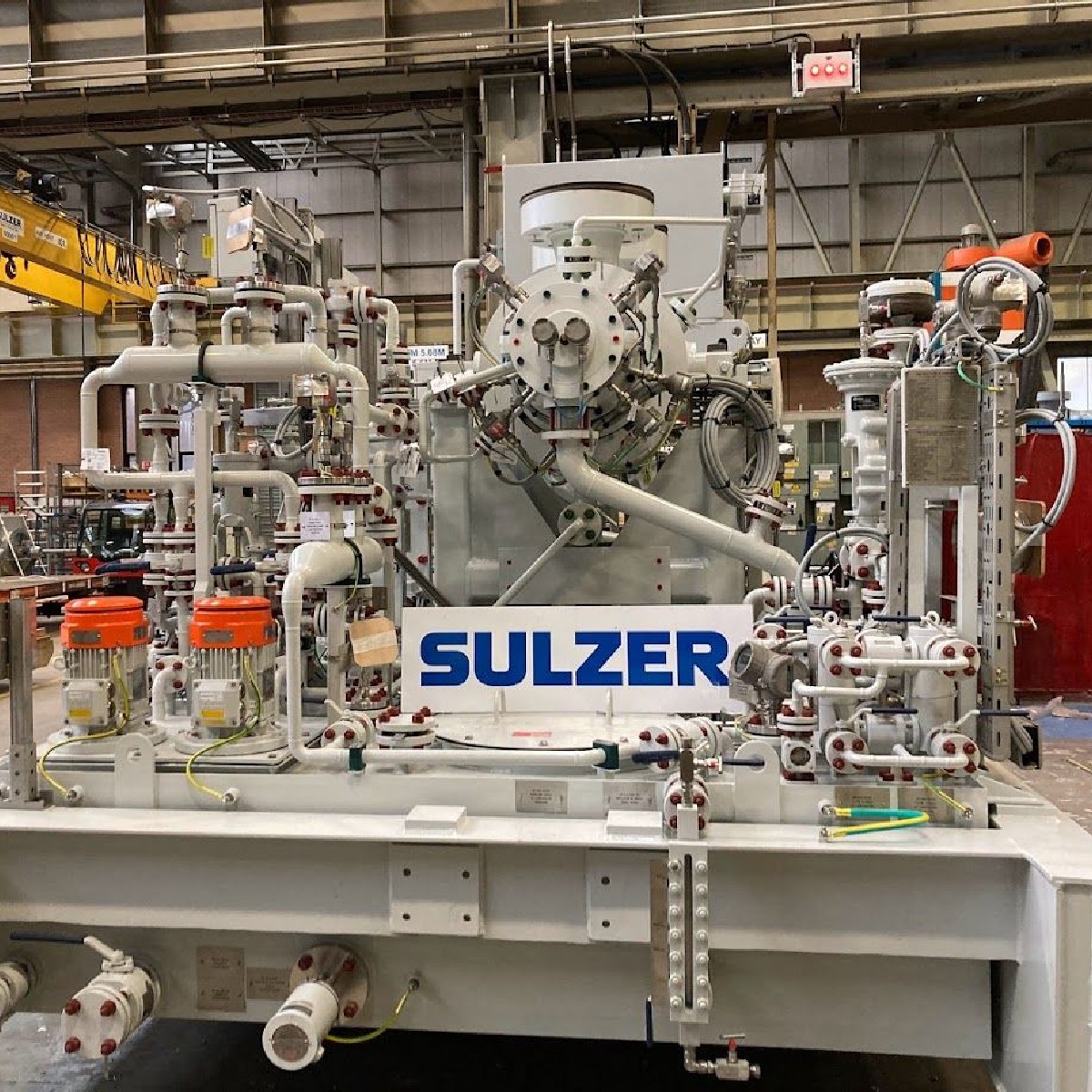 SulzerLtd's tweet photo. These radially split barrel pumps are used for water injection and #flowline circulation services 💦
Despite being relatively small, there is extreme high end packaging specification for these types of #WaterInjection pumpsets.
👉 Learn more: https://t.co/GaiYXwFsqK
#Sulzer https://t.co/rWdd9pIc6H