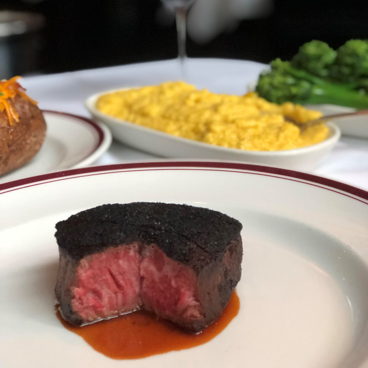 Our Pittsburgh-style steak is just as delicious as it looks! 😋