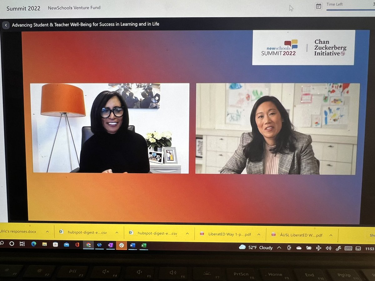 ChicagoUlric's tweet photo. All the heavy hitters are here! Thank you @PhyllisLEAP and @ChanZuckerberg for sharing your brilliance and dropping gems!
#NSVFsummit #LiberatEDway #SchoolRedesign #EducationInnovation #EdLeadersofColor https://t.co/84RW3x1e9v