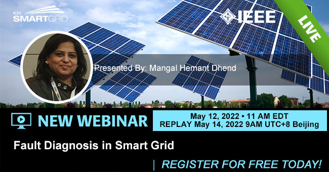 ieeesmartgrid's tweet image. Interested in learning about the basics of fault diagnosis in smart grid, including wavelet transform applications?
bit.ly/Dhend-live
Register now for this webinar on Fault Diagnosis in Smart Grid.
@ieee_pes 
#IEEESmartGrid #faultdiagnosis #wavelettransform