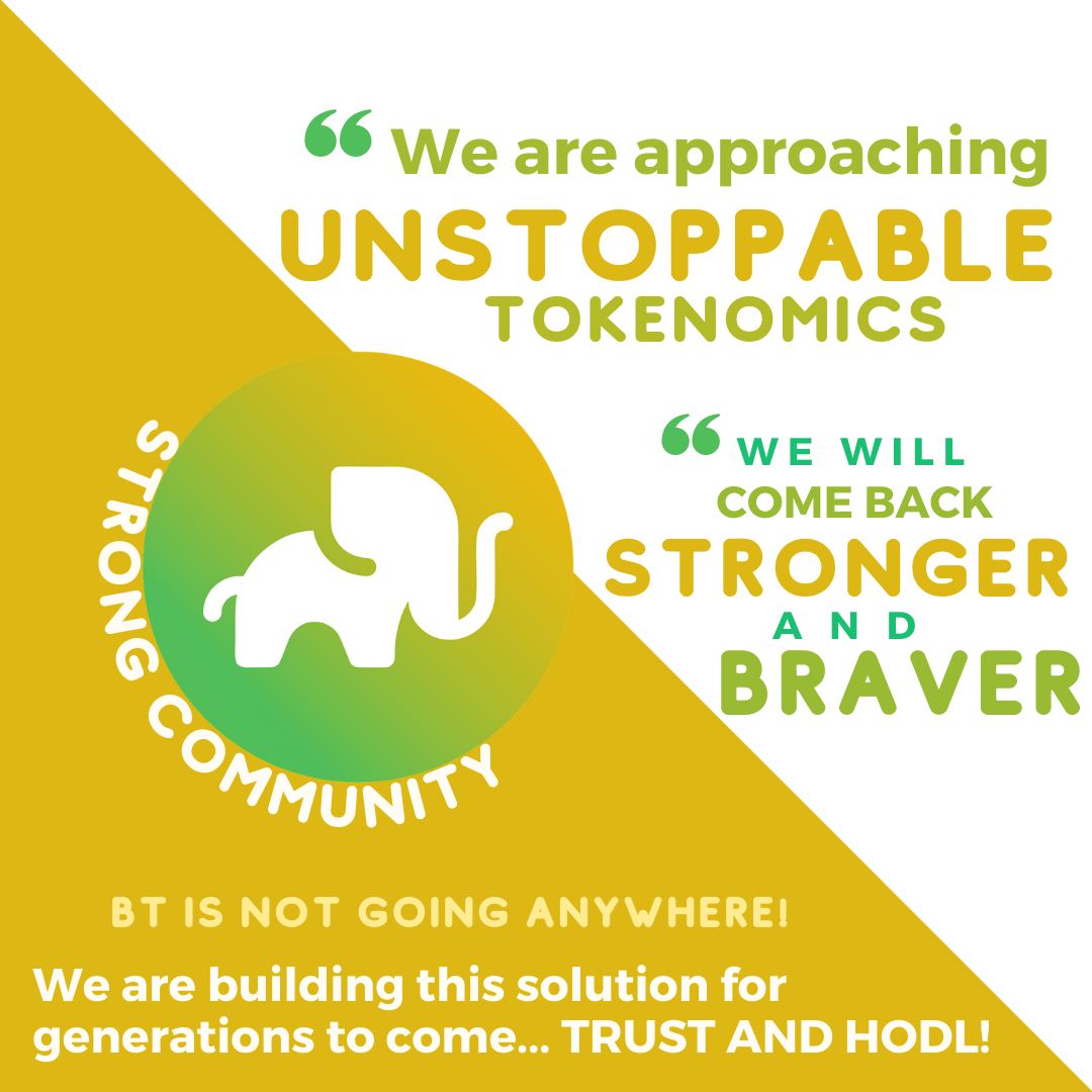 ElephantStatus's tweet photo. “We are a strong community. Here are some of my favorite quotes from BT and the team 🙏 enjoy and stay strong elephants 🐘🔥” - cryptolov https://t.co/2zd7MYSYqz