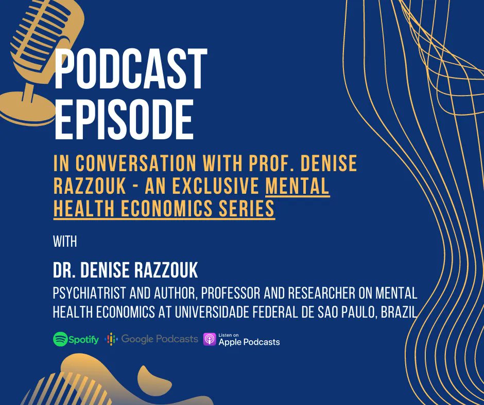 qmuleconomics's tweet photo. Episode 3 of our Mental Health Econ series!

We discuss Dr. Denise Razzouk's work on the economic impact of mental disorders, the challenges of how to measure this and ultimately implications for public health policy and resource allocation.

Listen here: https://t.co/DYMYFtO2pC https://t.co/VaJ96Hvneg