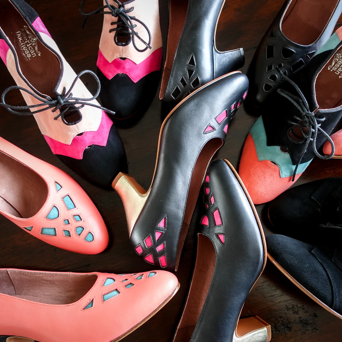 Something *very exciting* is happening tomorrow, and it has to do with our pre-order launch! We can hardly stand it! 

#AmericanDuchess #VintageStyleNotVintageValues #1930s #1940s #VintageStyleNotVintageValues #Surrealism #SurrealistShoes #1930sShoes #DarkAcademia