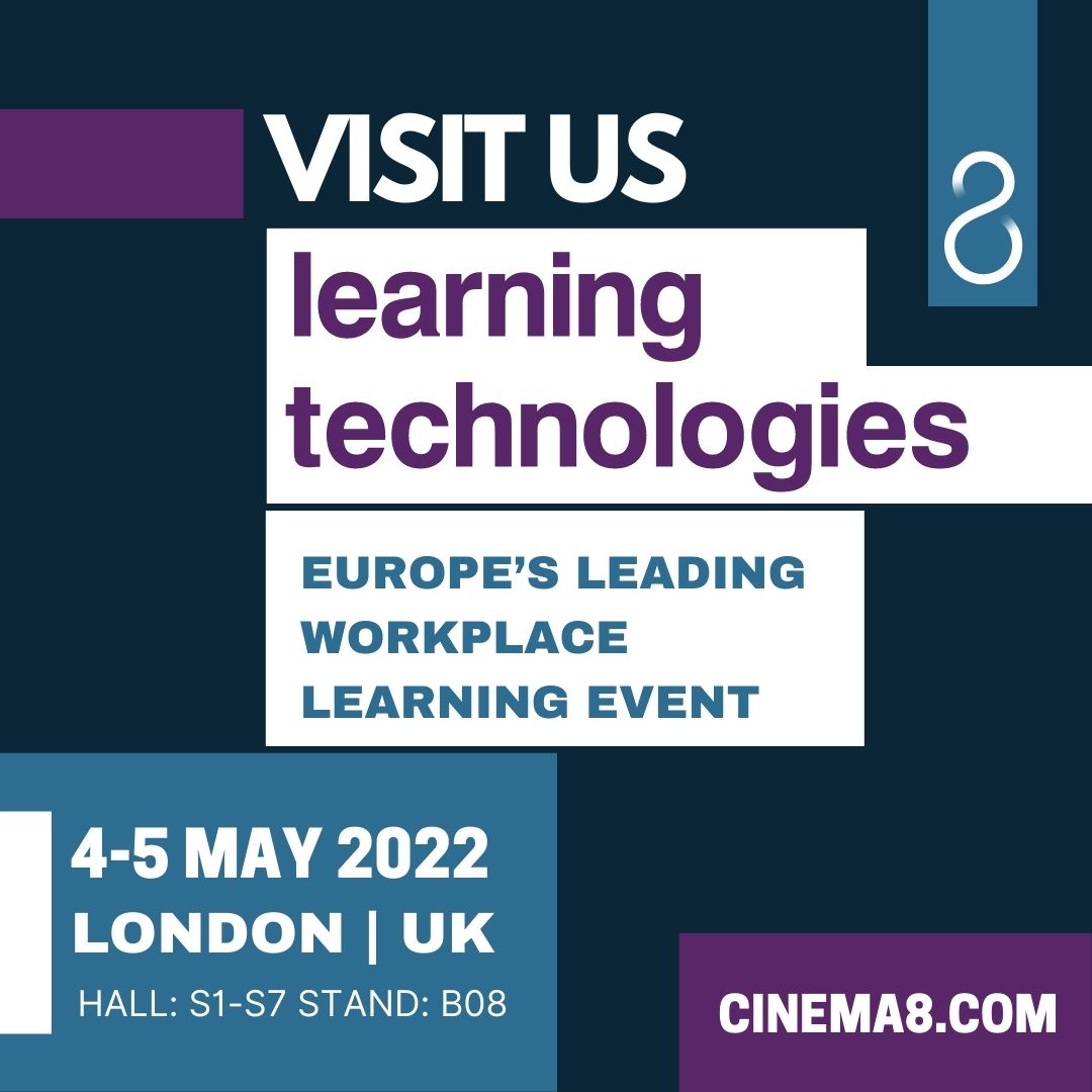 cinema8official's tweet photo. WE ARE INVITING YOU TO JOIN US IN
" LEARNING TECHNOLOGIES " EXHIBITION.
HALL S1 - S7 / STAND b08
4 - 5 May 2022 | ExCel London, UK
@learningtechnologiesevents
#cinema8 #learningtechnologies #learningtechnologies2022 #londonexhibition #interactivelearning
#londonlearning https://t.co/D4lxGP4HQc