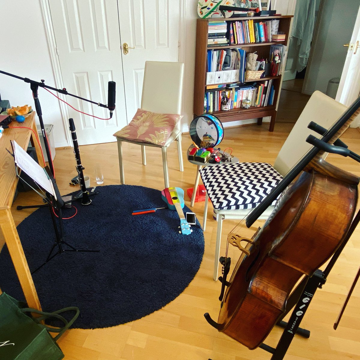 A super lovely first session back on the “Sound Environments” project with Songbirds playing with <a href="/CelloVirr/">Polly Virr</a> - also great to have University of Manchester medical students observe the session and share their reflections.
#musicinhospitals #criticalcare