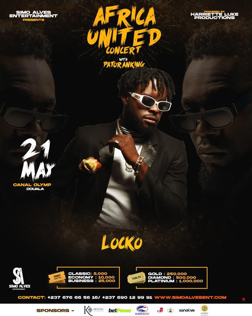 lockofficial's tweet photo. Let’s celebrate Cameroonian National Unity Day 🇨🇲 at Canal Olympia Douala with a big concert on the May 21st 2022 🔥🔥🔥

#Yema https://t.co/2aRuq7bFmD