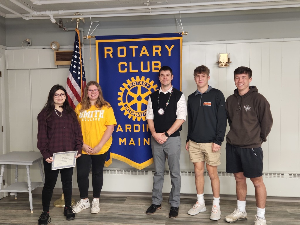 Congratulations to the Student's of the Month for April!  (l to r) Amber Nichols, Destiny Williams, Wyatt Chadwick, and Zach Bailey