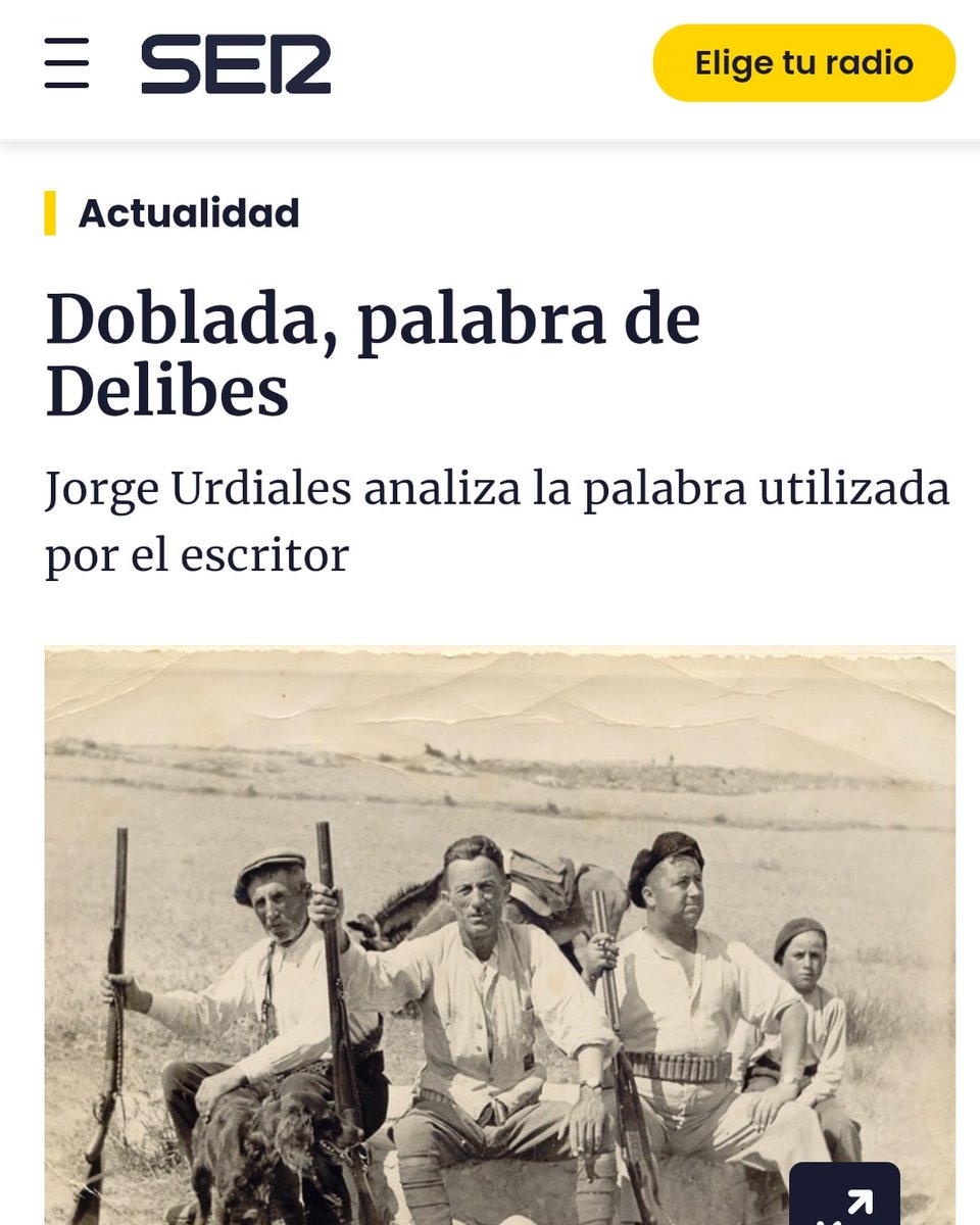 Delibesrural's tweet photo. Hoy en @ValladolidSER https://t.co/dCb1rdKu6Y https://t.co/Qq0flO5Tdb