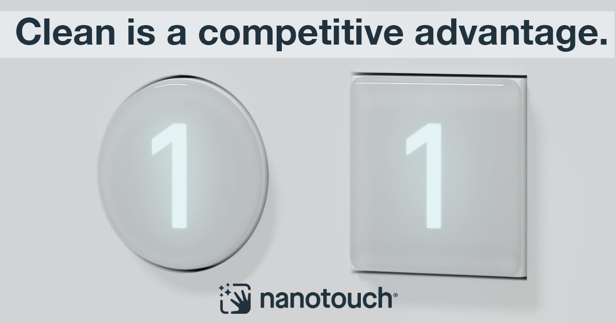 NanotouchClean's tweet photo. One of our best selling products is our Elevator Button Covers
Adhere to any elevator button, vending machine button or Keurig-style coffee maker button and they become a continuously self-cleaning surface.
Available round or square ↠ https://t.co/cQ2Atgq4xB

✦
#nanotouch https://t.co/NS00YPxm6b