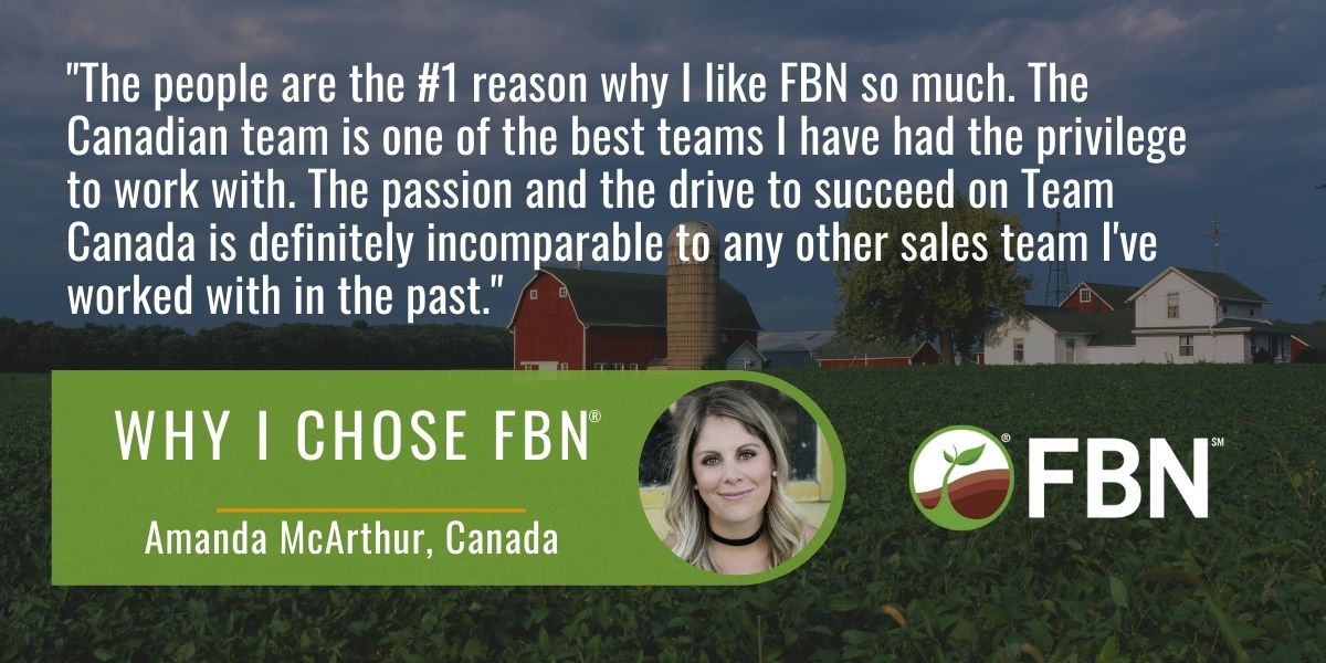 “I decided to take the leap of faith and join FBN.” Learn more about Canadian Regional Director Amanda McArthur’s journey to working at FBN in our latest feature: fbn.us/s9qi80

#ag #career #interview