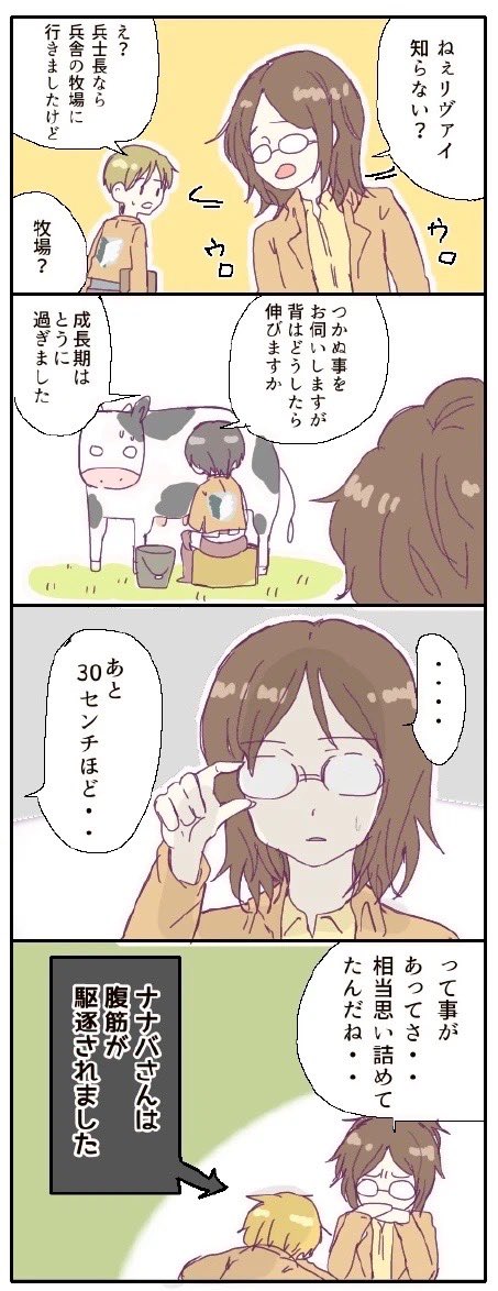 過去漫画です。
「牛さんに聞こう」 