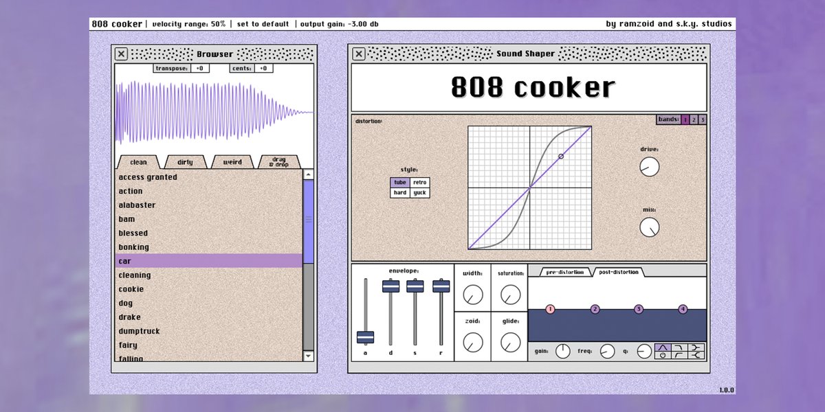 ramzoidmusic's tweet photo. I PRESENT TO U - THE 808 COOKER

AVAILABLE NOW ON https://t.co/LLL6PhEVNU 💫 https://t.co/qMjFJLBySw