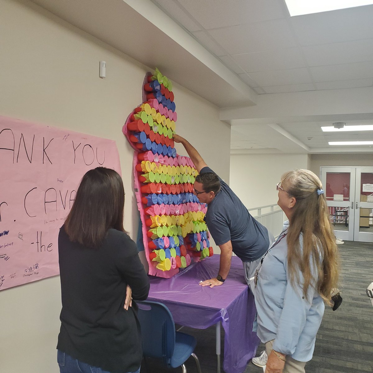 CLHSWLC's tweet photo. It's pinata time at the Lake! Love our prizes! @DrCCavaliere @Clear_LakeHS https://t.co/FPOa3W8qqr