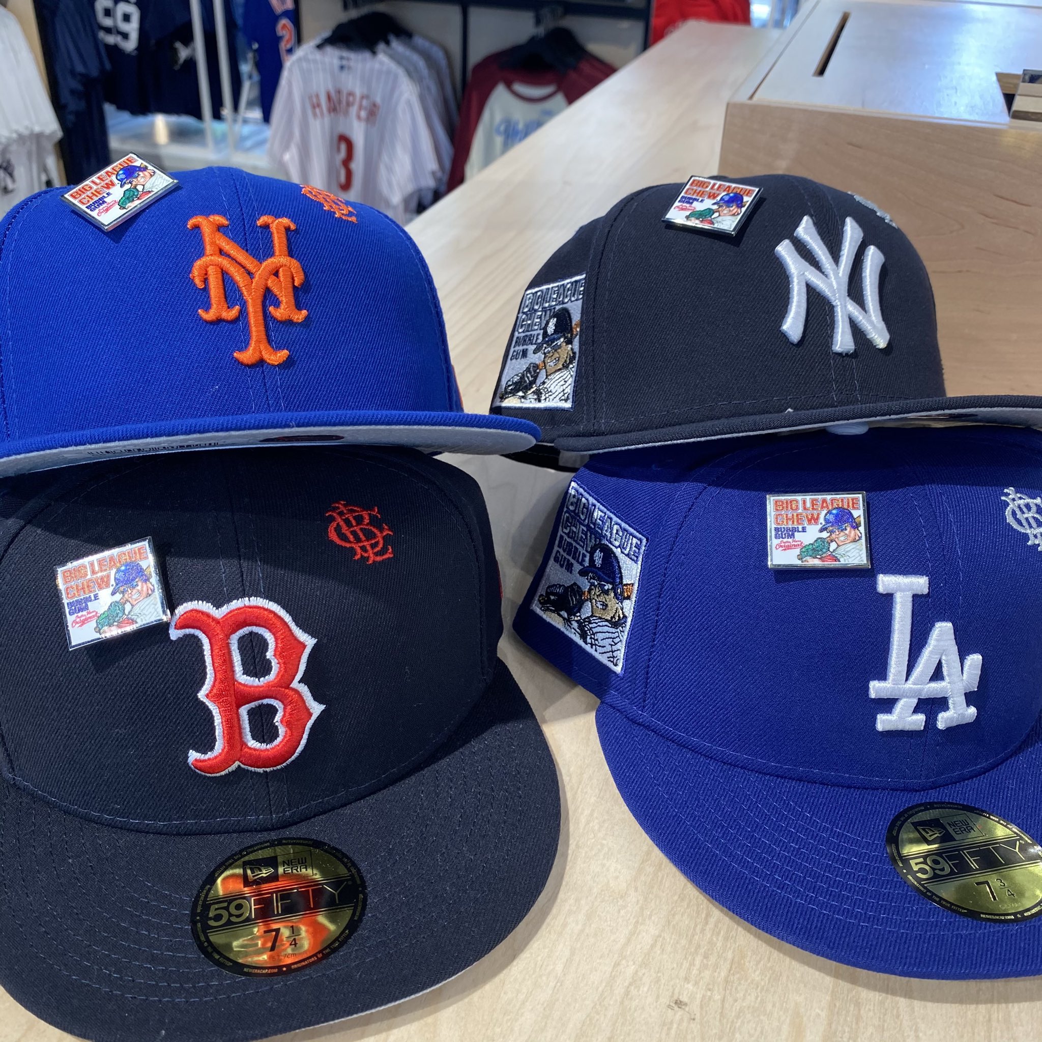 MLB Store on X: Shop the @NewEraCap Big League Chew Collection in store  now! Get a fresh fitted for 5950 Day on Monday 5/9 😎   / X