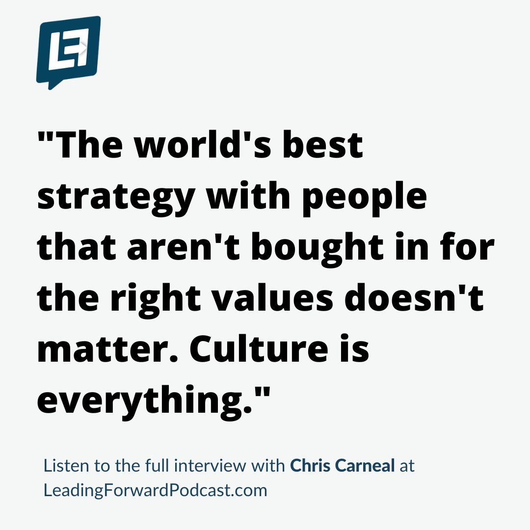 LeadingFwdPod's tweet photo. Ask @choosebooster CEO Chris Carneal and he'll tell you--Peter Drucker had it right. Culture really does eat strategy for breakfast. 
https://t.co/TPGnn5VWF1 https://t.co/9BrvDwfNyT