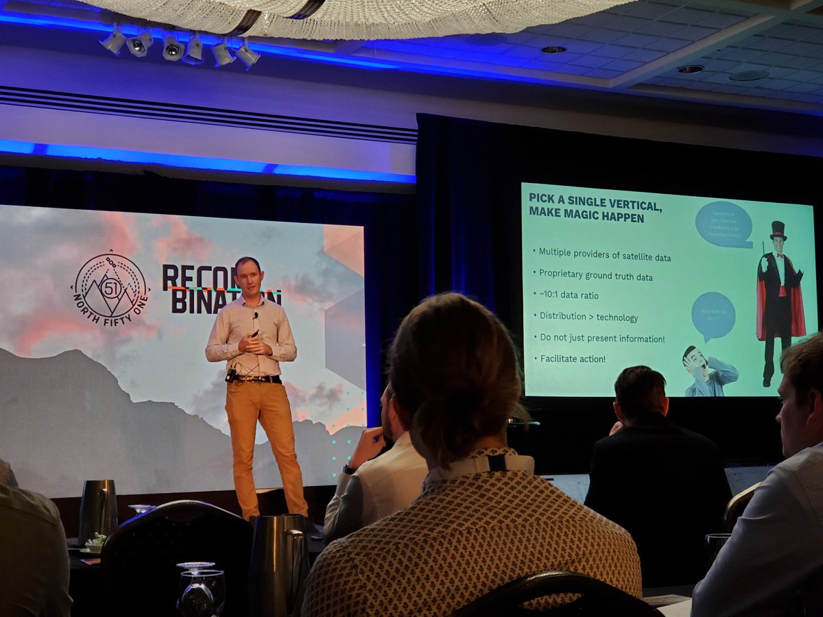 The keynote did not disappoint <a href="/mouthofmorrison/">Joe Morrison</a>! Cats, ageing gracefully,and magic. Some geostuff too. #north51 <a href="/TECTERRA/">TECTERRA</a>