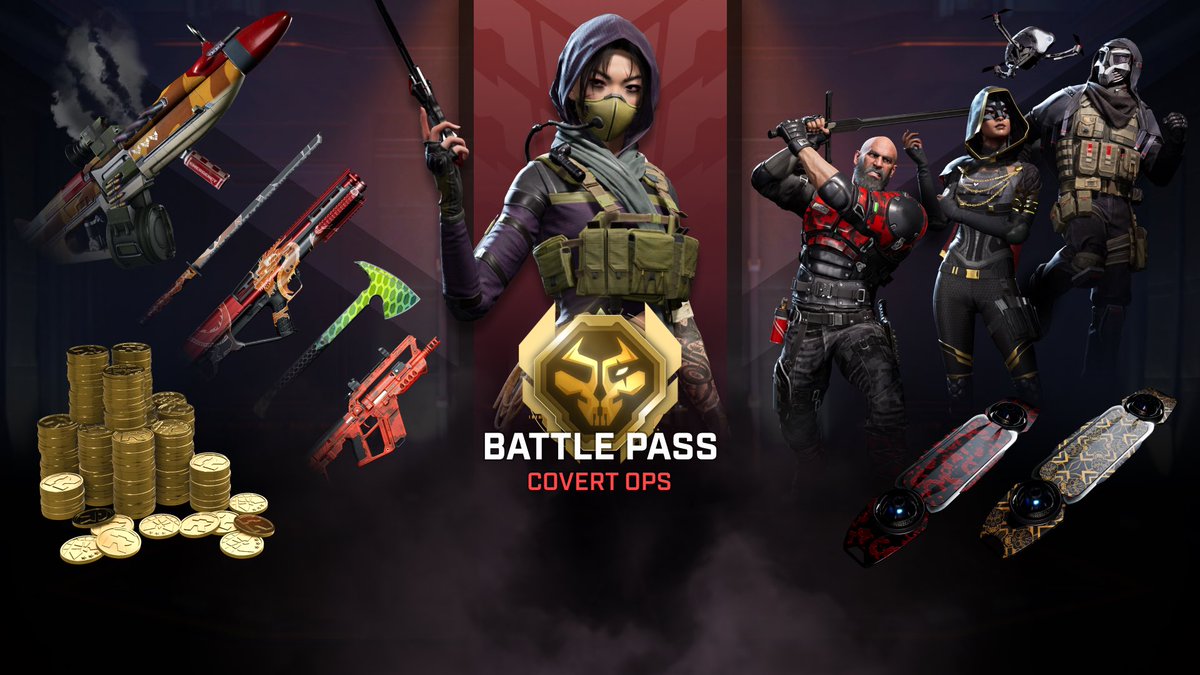 CHEYBALLA718's tweet photo. Who still needs the covert ops battlepass? I have 2 codes! RT and like this tweet for your chance to get one! #RogueCompany https://t.co/p7MaPv9Pj3