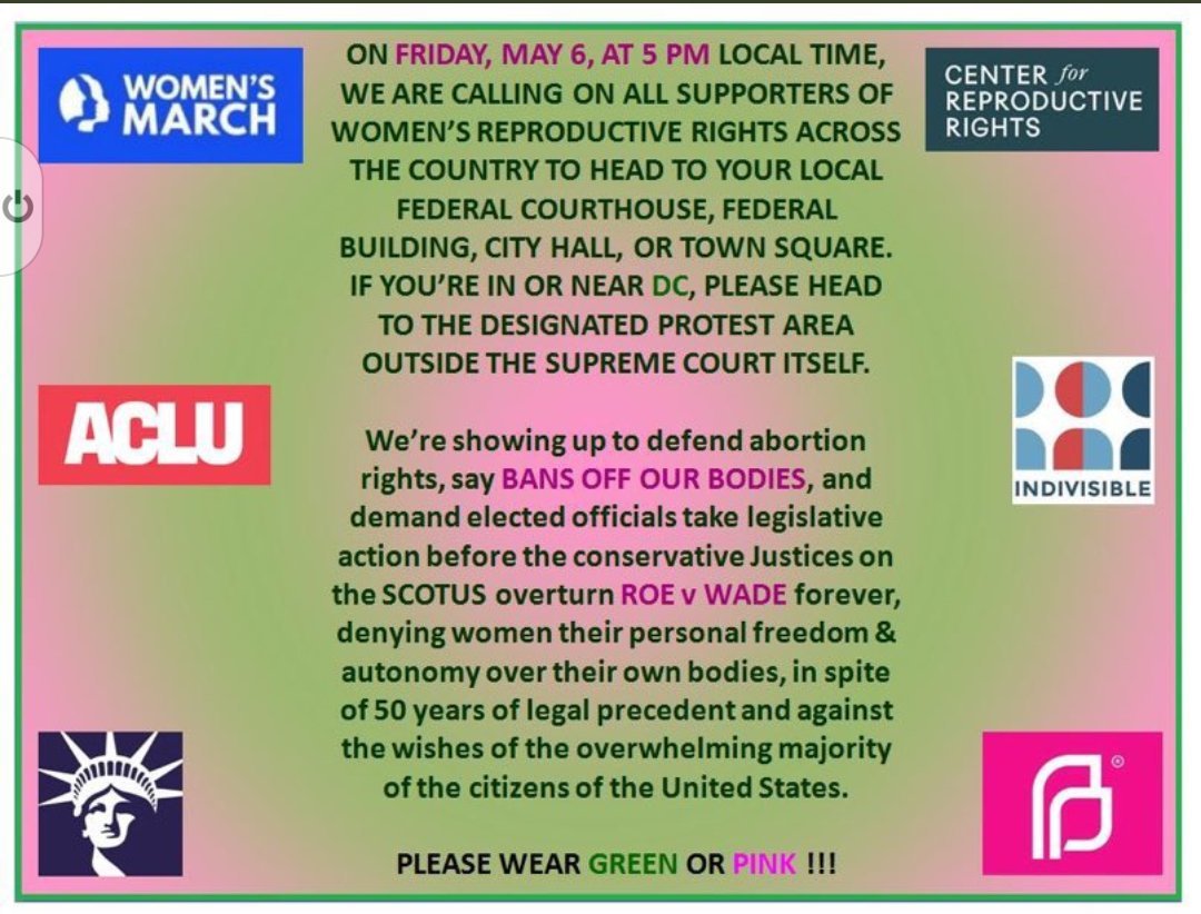 ru_graphics's tweet image. Info⤵️ Friday 5 pm Protests against Roe v Wade reversal

Help ppl get registered to vote so we have mass voting against GOP who have removed #WomensRights #LGBTQ rights, #POCRights

In GOP America, only white straight Christian males have rights
#CareAboutYourRights