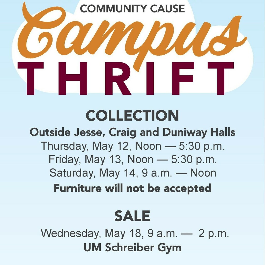 Setup:
Mon, May 16, 9 a.m. - 5 p.m.
Tue, May 17, 9 a.m. - 5 p.m.