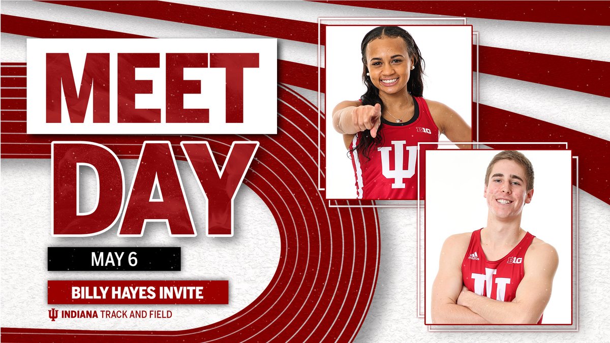 Friday Track &amp; Field in BTown. ✨

📍: Bloomington, Ind.
🏁: Billy Hayes Invite
⏰ (F): 1 p.m.
⏰ (T): 4 p.m.
📊: bit.ly/3MSuxeT

#IUTF