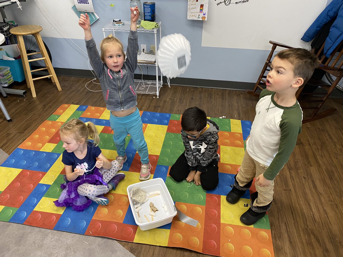MissAlyssaPreK's tweet photo. We had some really great and collaborative creations for the egg drop next week! Do you think our eggs will survive? Thank you @Pomeroy_SCE for coordinating this! #ssdedu #prek #SCoveEl https://t.co/iVOwTlxjBU