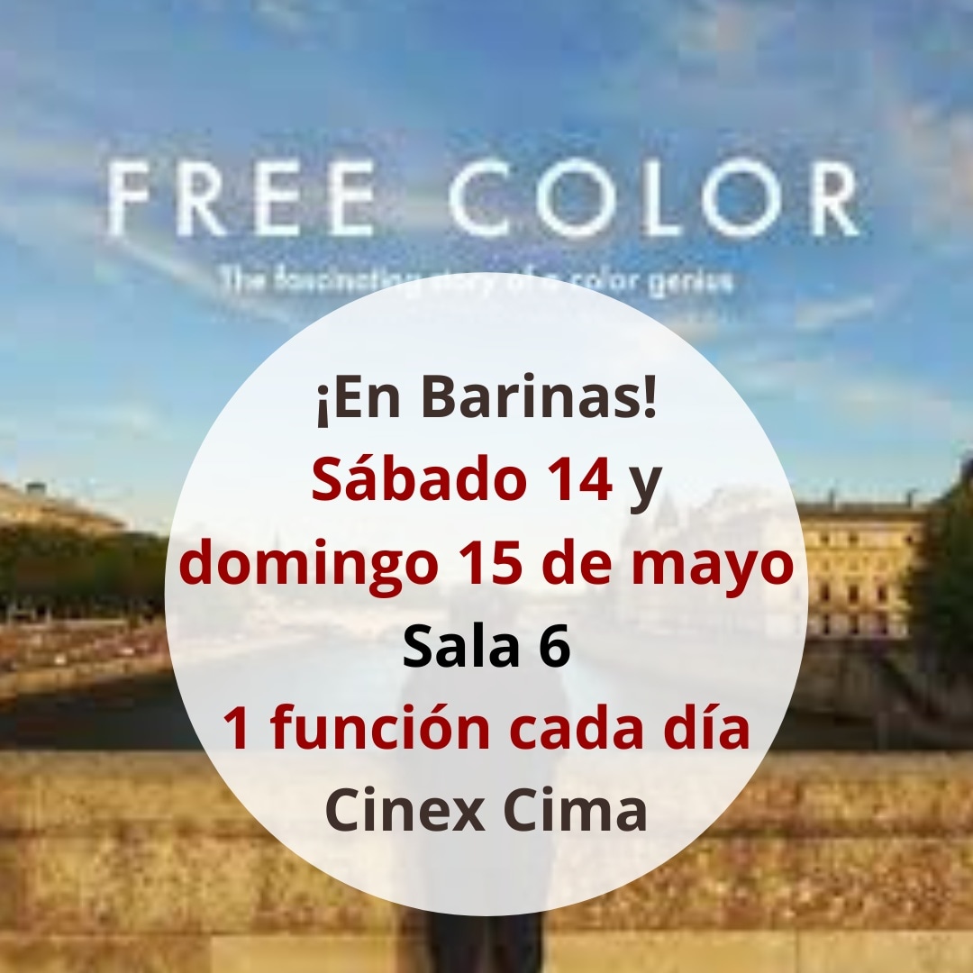 cecigomezmi's tweet photo. ¡Seguimos! Ya tenemos fecha, sala y funciones. Solo nos faltan los horarios que @CinexVe nos va a dar para disfrutar @Freecolormovie ¡cada vez mas cerca! https://t.co/aPKGi7BERM