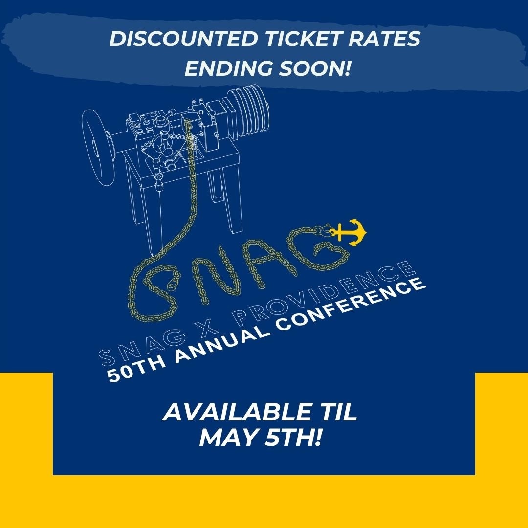 SNAGmetalsmith's tweet photo. Have you registered for the 2022 Conference yet? If not - Don't worry! We still have discounted ticket rates available for you! 
⭐ Registering by May 5th guarantees your name badge &amp; tote bag filled with lots of goodies! We all love our SNAG SWAG! https://t.co/KdnTc61Ggh