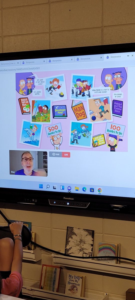 RuthHowell3's tweet image. To say they were excited is an understatement. Hearing @DanGutmanBooks read aloud on @storyvoicelive @SpartanburgD5 #d5difference