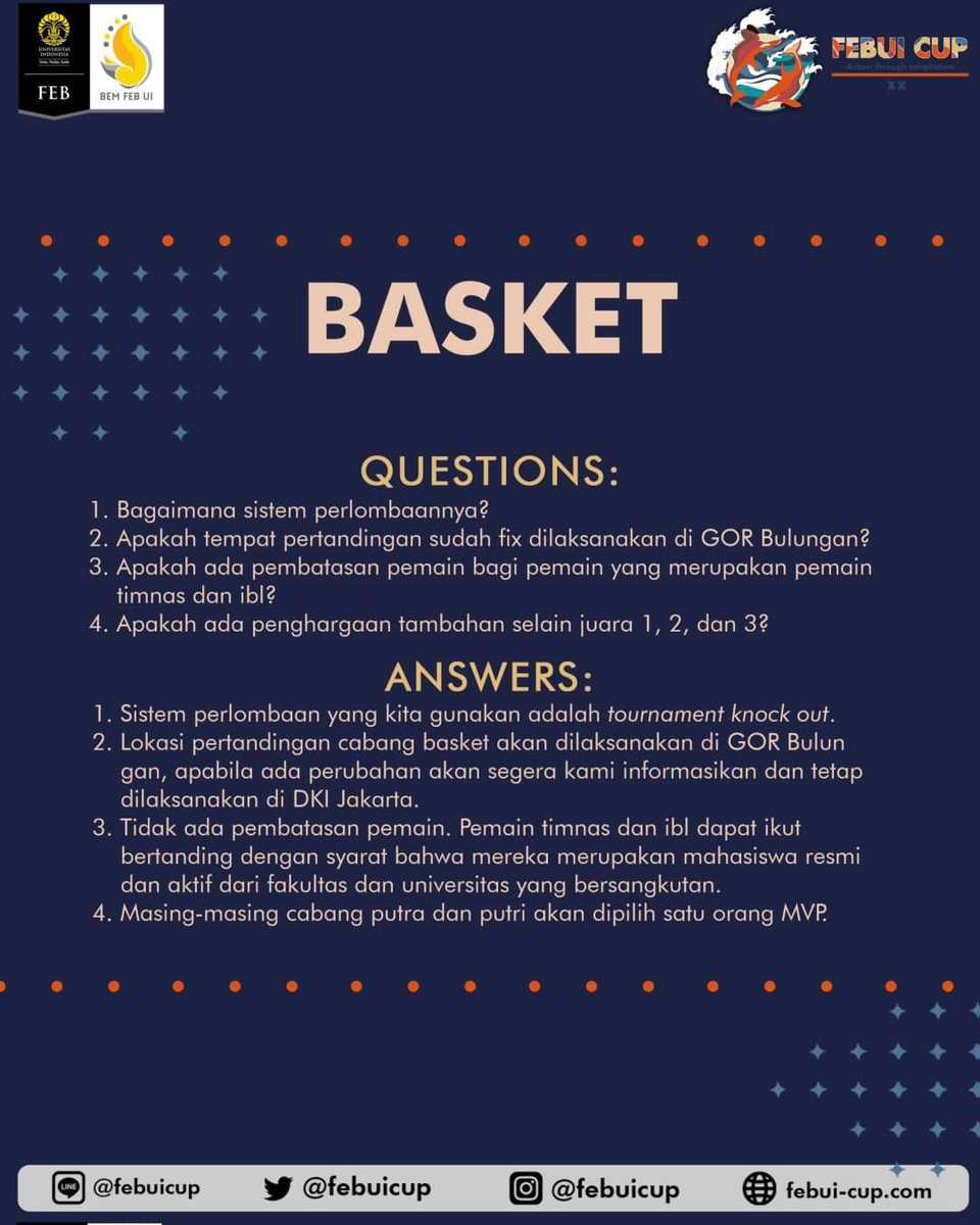 The 22nd FEBUI Cup tweet media