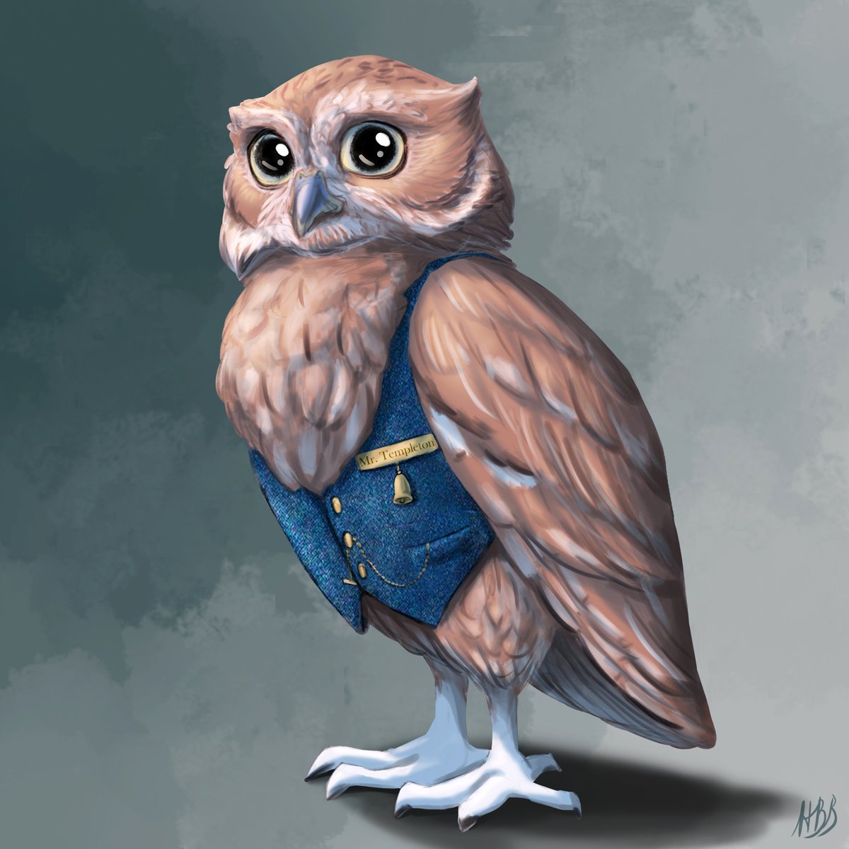 HBrambleberry's tweet photo. Mr. Templeton has been by far my favorite commission of the year so far. I decided against lineart for this piece because I was worried he would lose some of the fluffiness that I had intended for him, and honestly I'm very pleased with how he turned out. 1/2 https://t.co/FQVinJvf5s