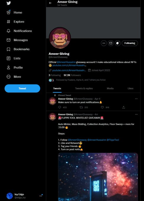 edge_icy's tweet photo. @AmeerGiveaway @ameerhussain @SquishiverseNFT @aaronsk28 @brucewayneor @garvyeeeee https://t.co/z4M5qjhn0e