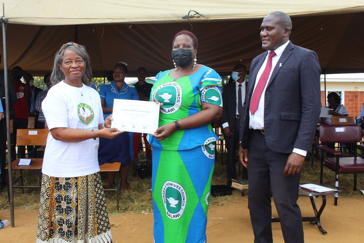 WRAMalawi's tweet photo. At #IDM2022 Veteran Midwife &amp; champion for WRA Malawi, Lennie Kamwendo, got honoured as a lifetime achiever for the past 100 years in the midwifery profession in Malawi.

 #ICM100 #MidwivesVoices #IDM2022 #WhatWomenWant #Pushformidwives
@WRAglobal @world_midwives @MalawiMidwives https://t.co/NFAns17CBl