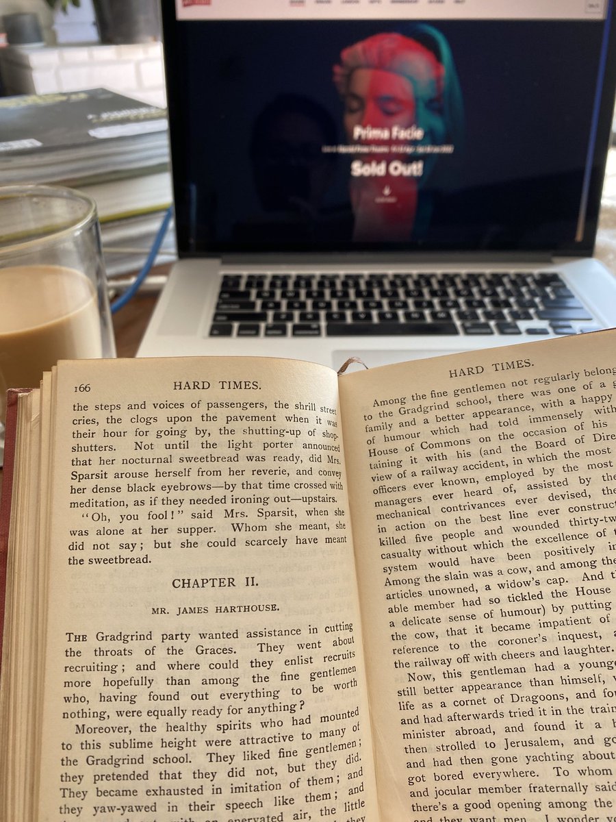 notnilorempty's tweet photo. No time wasted with #CharlesDickens and #JodieComer 

#primafacie 
#HardTimes 
#ticketswanted 
#primafacieplay https://t.co/LnGDksp6qE