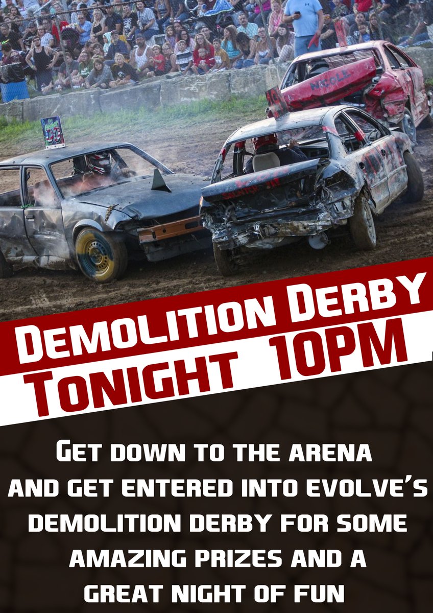 RpEvolve's tweet photo. Tonight at 10pm BST, 5pm EST. We'll be hosting a demolition derby at Maze Bank Arena for everyone to attend, come get involved with the fun and maybe win a prize. #GTARP #EvolveRP #DemolitionDerby #gtavroleplay #FiveM https://t.co/bBOQdUPaog