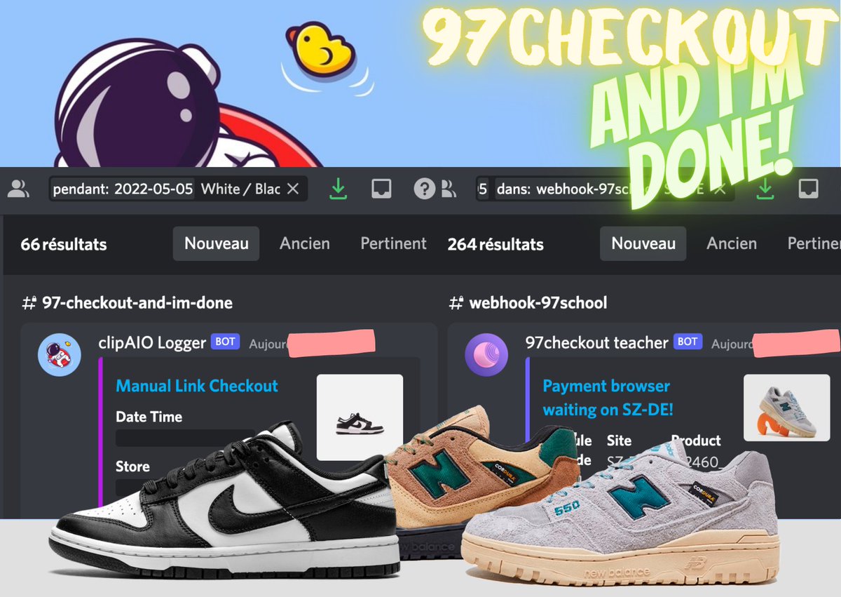 97checkout's tweet photo. Back to the b0tting office ;)

B : @clipaio @MirageBots 

P : @dragonproxies_ @ReversRetail @koch_vpn 

CG : @proxcopmonitor @onecooklabcg @LuteciaProject
@thesoleradar

@ReshipColony

#97Checkoutschool https://t.co/t2WKsygajG