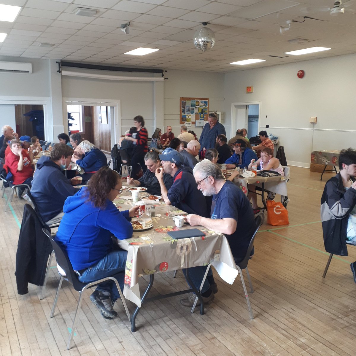 A whole lotta love happening at the Community Soyp Kitchen - happy to be there for the free lunch and the opportunity to share a message of hope.