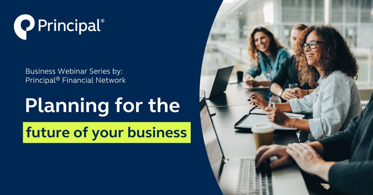 WITI's tweet photo. Let us help you focus on taking care of your business, employees and your lifestyle. Join us for the “Planning for the future of your business” series of live web events. Join @principal May 11 at 1:00 p.m. CT https://t.co/H18vDv2poJ https://t.co/6BMNr4y9CP