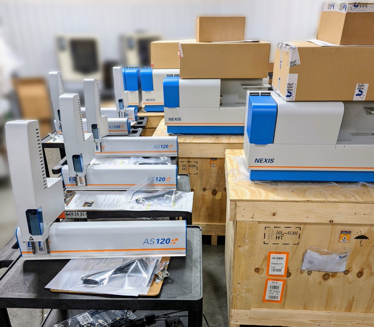 EST_Analytical's tweet photo. Kudos to the EST manufacturing team and our supply chain partners to meet the increasing demand for our Nexis analyzer systems. Another great week of systems being shipped to US based labs.
https://t.co/JSPvQ6XMCM https://t.co/nEUXrrz1Ee