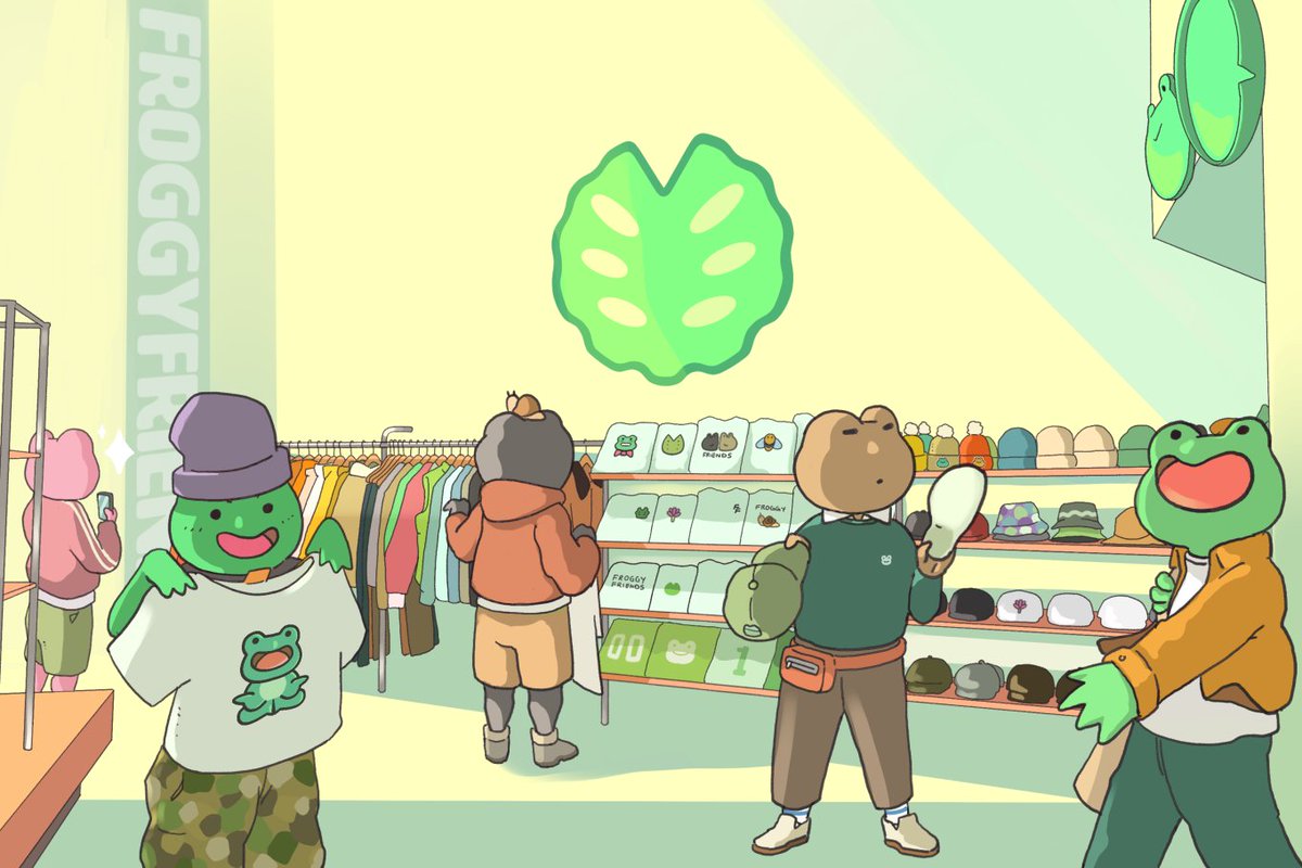 Froggy Friends tweet media
